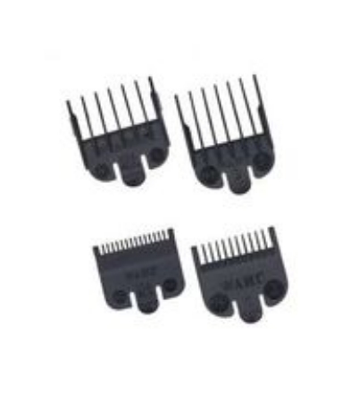 ست شانه ماشین اصلاح پلاستیکی  وال پک 4 عددی 