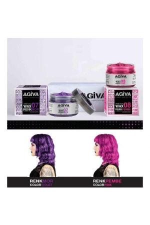 واکس مو آگیوا رنگ بنفش کد 07