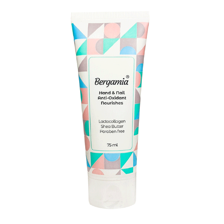 تصویر محصول  كرم دست و مرطوب كننده كلاژن شير برگاميا حجم 75 میلی لیتر 