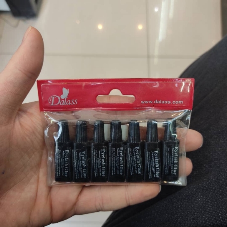 چسب مژه قلم دار 2 گرمی مشکی دالاس بسته 7 عددی