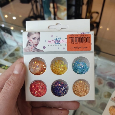 دیزاین ناخن 6 تایی شماره 12