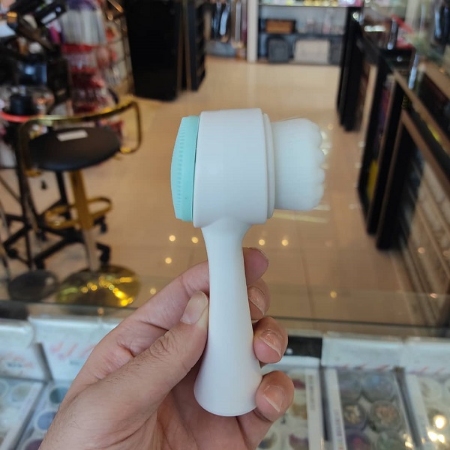 فیس براش دستی دو طرفه دالاس مدل مویی و سیلیکونی