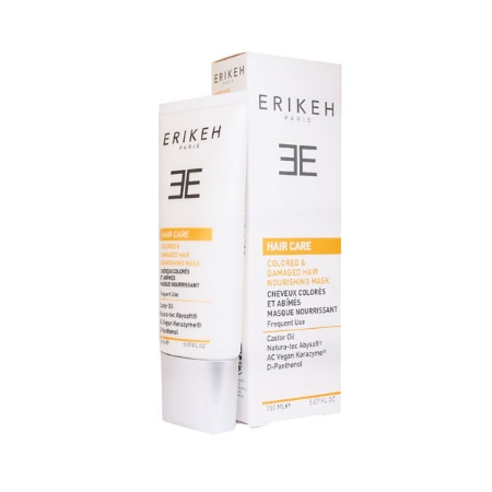 ماسک مو مغذی مناسب موهای رنگ شده و آسیب دیده اریکه حجم 150 میلی لیتر