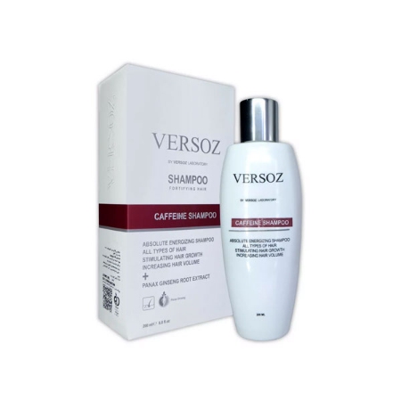 شامپو تقویت کننده و ضدریزش کافئین ورسوز حجم 200 میلی لیتر
