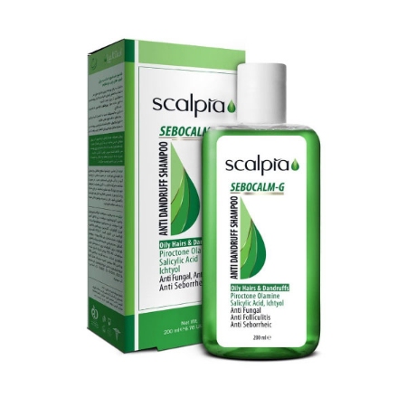 شامپو ضد شوره مناسب موهای چرب اسکالپیا حجم 200 میلی لیتر