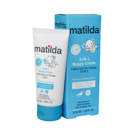 کرم محافظ پای کودک 3 در 1 ماتیلدا حجم 50 میلی لیتر