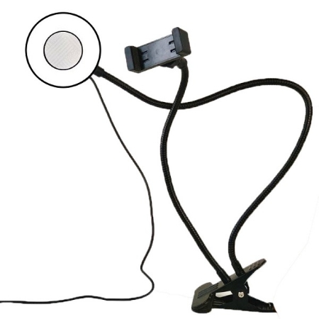 رینگ لایت مدل گیره ای هولدر دار 