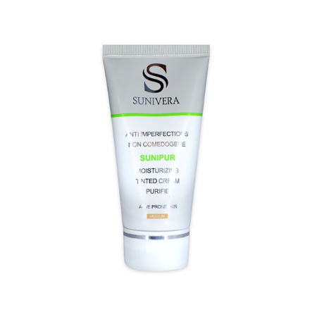 کرم ضد جوش رنگی بژ طبیعی سانیورا Sunivera حجم 30 میلی لیتر