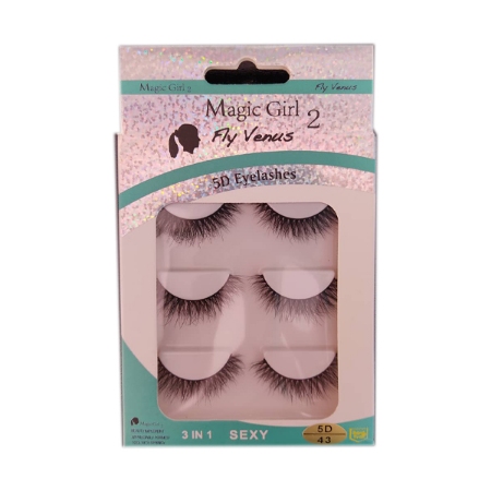 مژه 5 بعدی مجیک گرل سه جفتی شماره 43