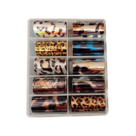 فویل ناخن پک 10 عددی