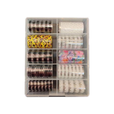 فویل ناخن پک 10 عددی