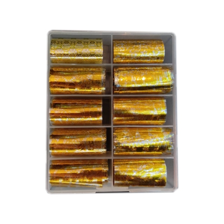 فویل ناخن پک 10 عددی