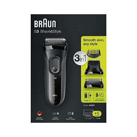 ریش تراش سری 3 براون مدل 3000s