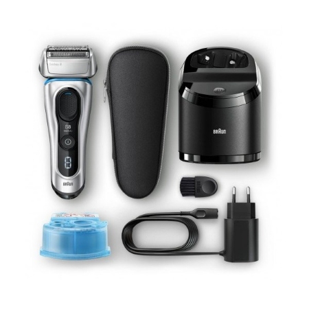 ریش تراش براون سری 8 مدل silver 8390cc