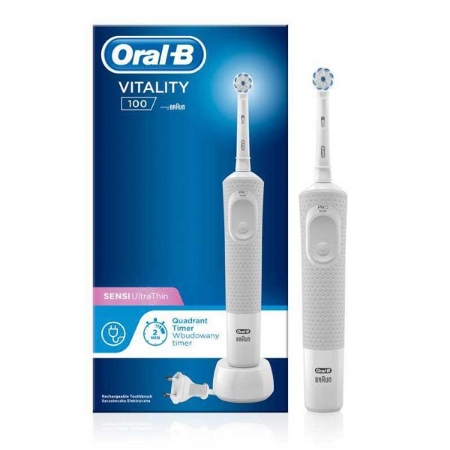 مسواک برقی اورال-بی مدل Sensi Ultrathin Vitality 100 Powered By Braun