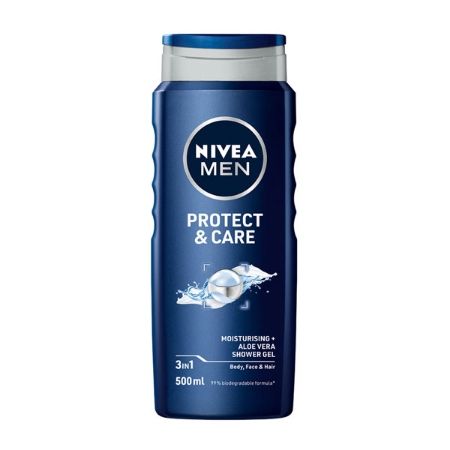 شامپو مو و بدن نیوآ مدل Protect & Care حجم 500 میلی لیتر