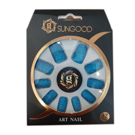 ناخن مصنوعی شنی سان گود مدل سر صاف