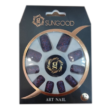 ناخن مصنوعی شنی سان گود مدل سر صاف