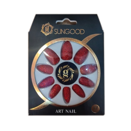 ناخن مصنوعی شنی سان گود مدل نوک تیز