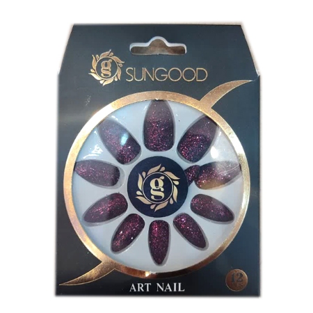 ناخن مصنوعی شنی سان گود مدل نوک تیز