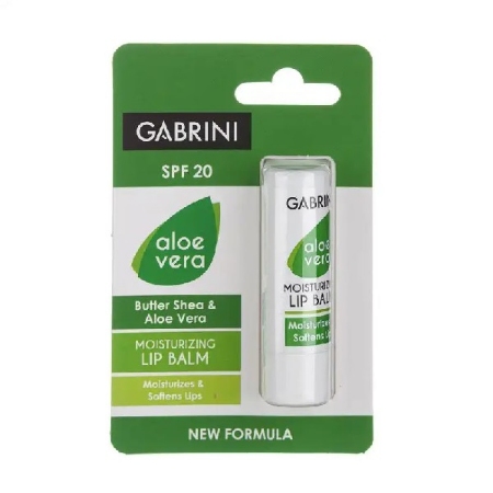 بالم لب گابرینی Gabrini با SPF20 حاوی عصاره آلوئه ورا