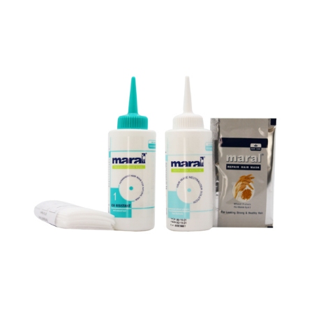 محلول فر کننده مو مارال برای موهای طبیعی و رنگ نشده