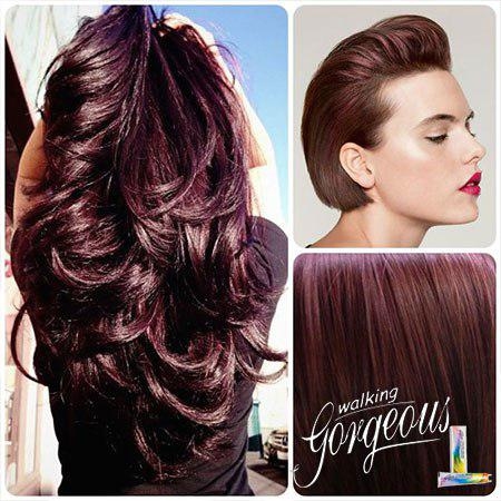 رنگ مویش گرجس سری بنفش