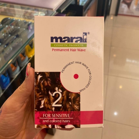 محلول فر کننده موی سر مارال مخصوص موهای رنگ شده