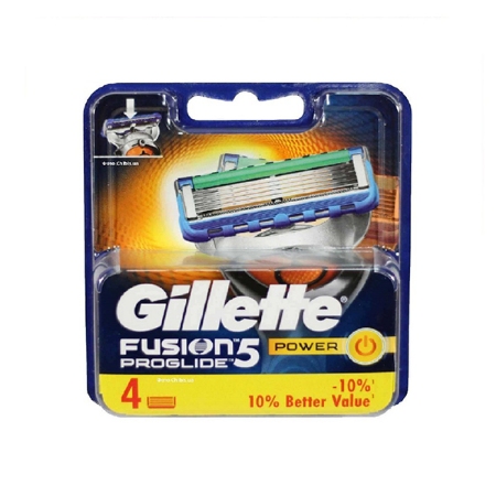 تیغ یدک ژیلت مدل Fusion Proglide Power 5 ‏بسته 4 عددی