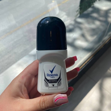 رول ضد تعریق مردانه رکسونا مدل اینویزیبل بلک اند وایت حجم 50 میلی لیتر