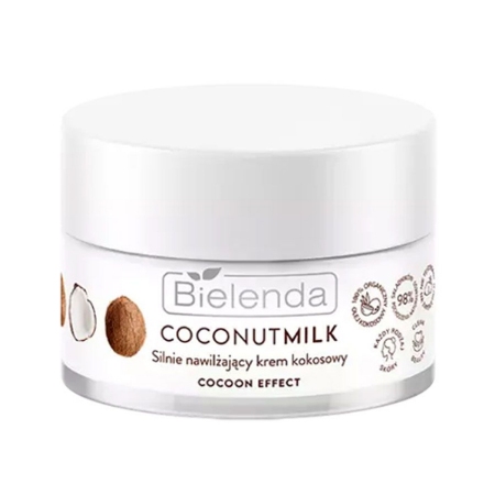 کرم رطوبت رسان قوی حاوی شیر نارگیل بی یلندا حجم 50 میلی لیتر