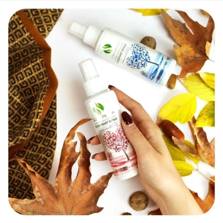 مام اسپری ضد تعریق و ضد بو سورملینا مدل آبی حجم 120 میلی لیتر