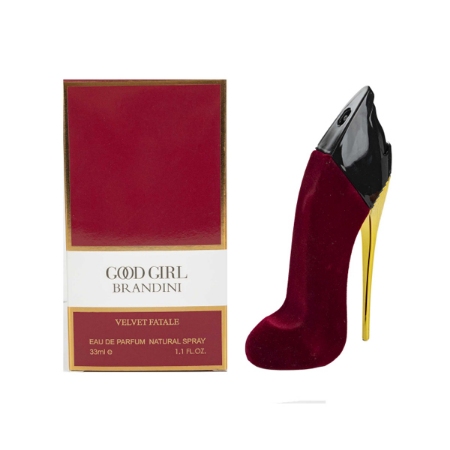 عطر جیبی زنانه برندینی مدل گود گرل ولوت فتال حجم 33 میلی لیتر