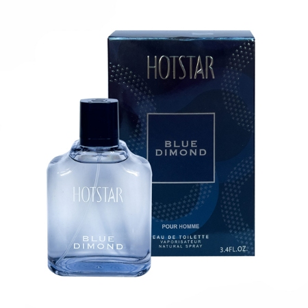 ادو تویلت مردانه دیموند هات استار Blue Dimond men حجم 100 میلی لیتر 