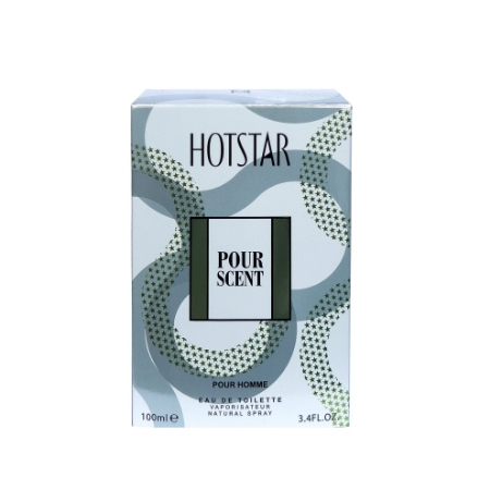 ادو تویلت مردانه پورسنت هات استار Hotstar Pour Scent men حجم 100 میلی لیتر