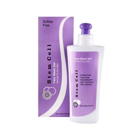 ژل شستشوی صورت استم سل مناسب پوست نرمال تا خشک