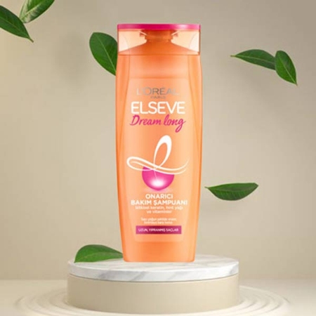 شامپو تقویت کننده مو لورآل مدل Dream Long حجم 450 میلی لیتر