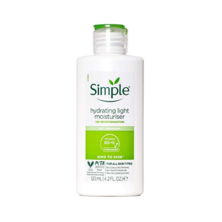 کرم آبرسان سیمپل مدل light حجم 125 میلی لیتر