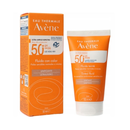 کرم ضد آفتاب رنگی اون مناسب پوست نرمال و مختلط SPF50 حجم 50 میلی لیتر