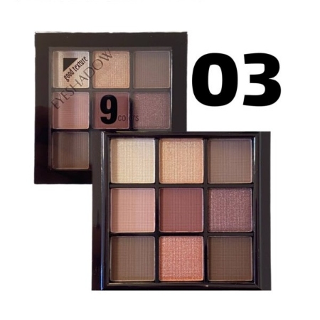 پالت سایه چشم 9 رنگ دودو گرل