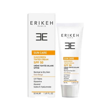 ضد آفتاب رنگی SPF50 پوست خشک و نرمال اریکه