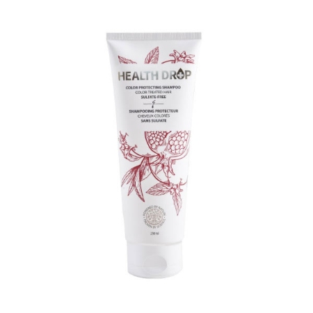 شامپو فاقد سولفات هلس دراپ مخصوص موهای رنگ شده 250 میلی لیتر 