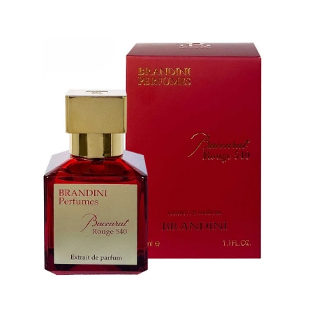 عطر جیبی زنانه و مردانه برندینی مدل Bacarat Rouge 540 حجم 33 میلی لیتر