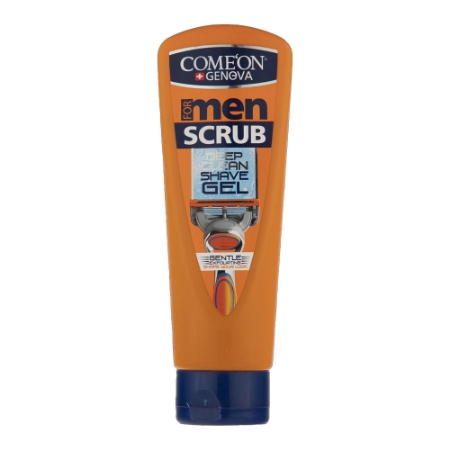 ژل اصلاح مردانه تیوپی کامان مدل اسکراب حجم 200 میلی لیتر 