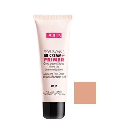 ب ب کرم مرطوب کننده و پرایمر پوست چرب و مختلط پوپا SPF20