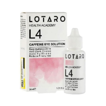 محلول دور چشم حاوی کافئین ال 4 لوتارو حجم 30 میلی لیتر