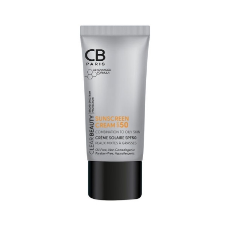 کرم ضد آفتاب سی بی SPF50 پوست مختلط تا چرب