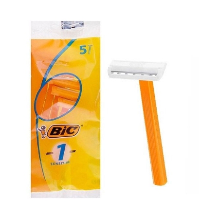 تیغ اصلاح 1 لبه مردانه بیک مدل سنسیتیو 5 عددی