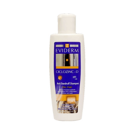 شامپو ضد شوره موهای خشک سيکلوزينک دی اویدرم 250 میل