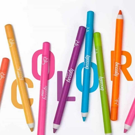 مداد چشم مخملی گلدن رز مدل Miss Beauty شماره 02 صورتی نئونی